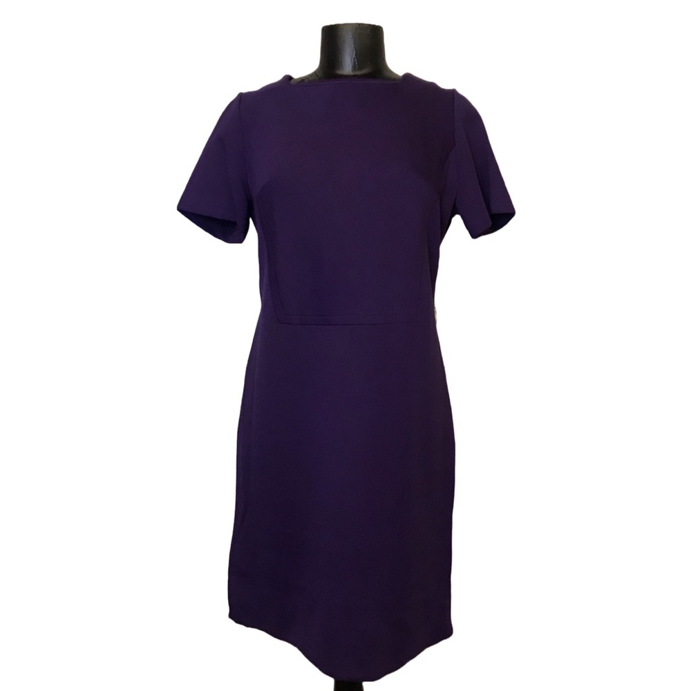 Leslie Pomer Vintage 60s Mod Purple Dress Women’s size Large